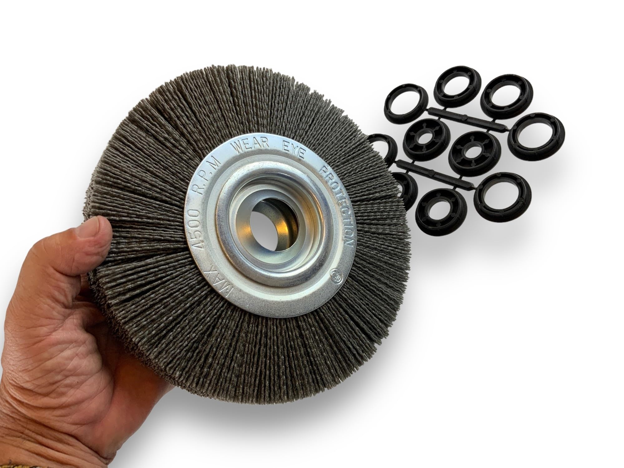 kibros-brosse-circulaire-touret-nylon-grain-80-200-mm-3-rangs-x1 image 3