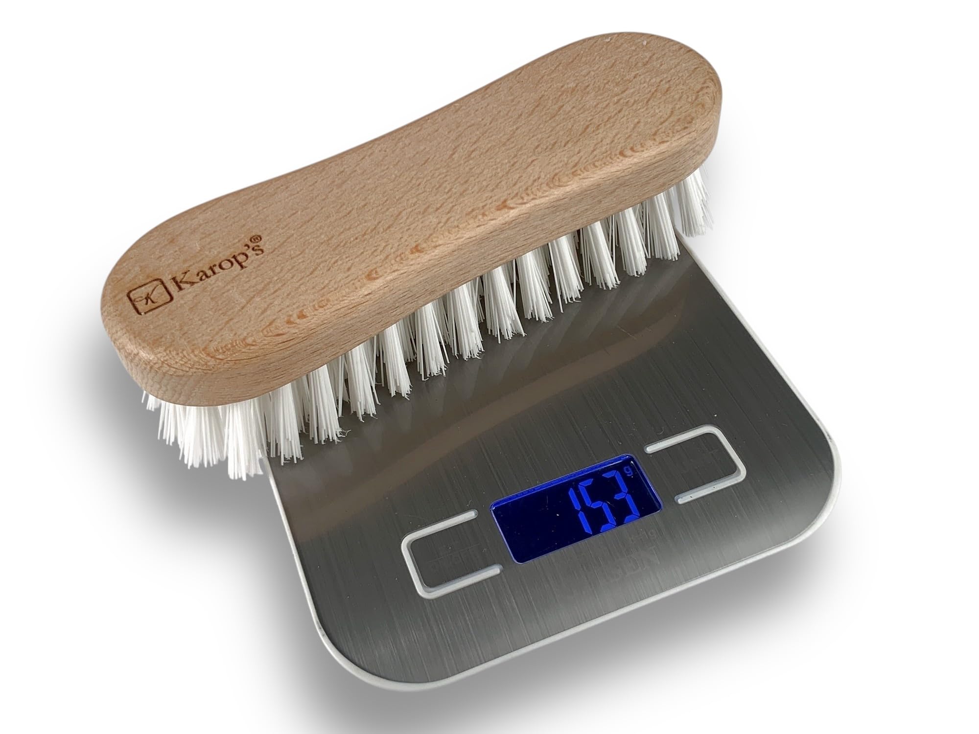 kibros-karop-s-brosse-violon-nylon-blanc-brosse-manche-verni-x1 image 6