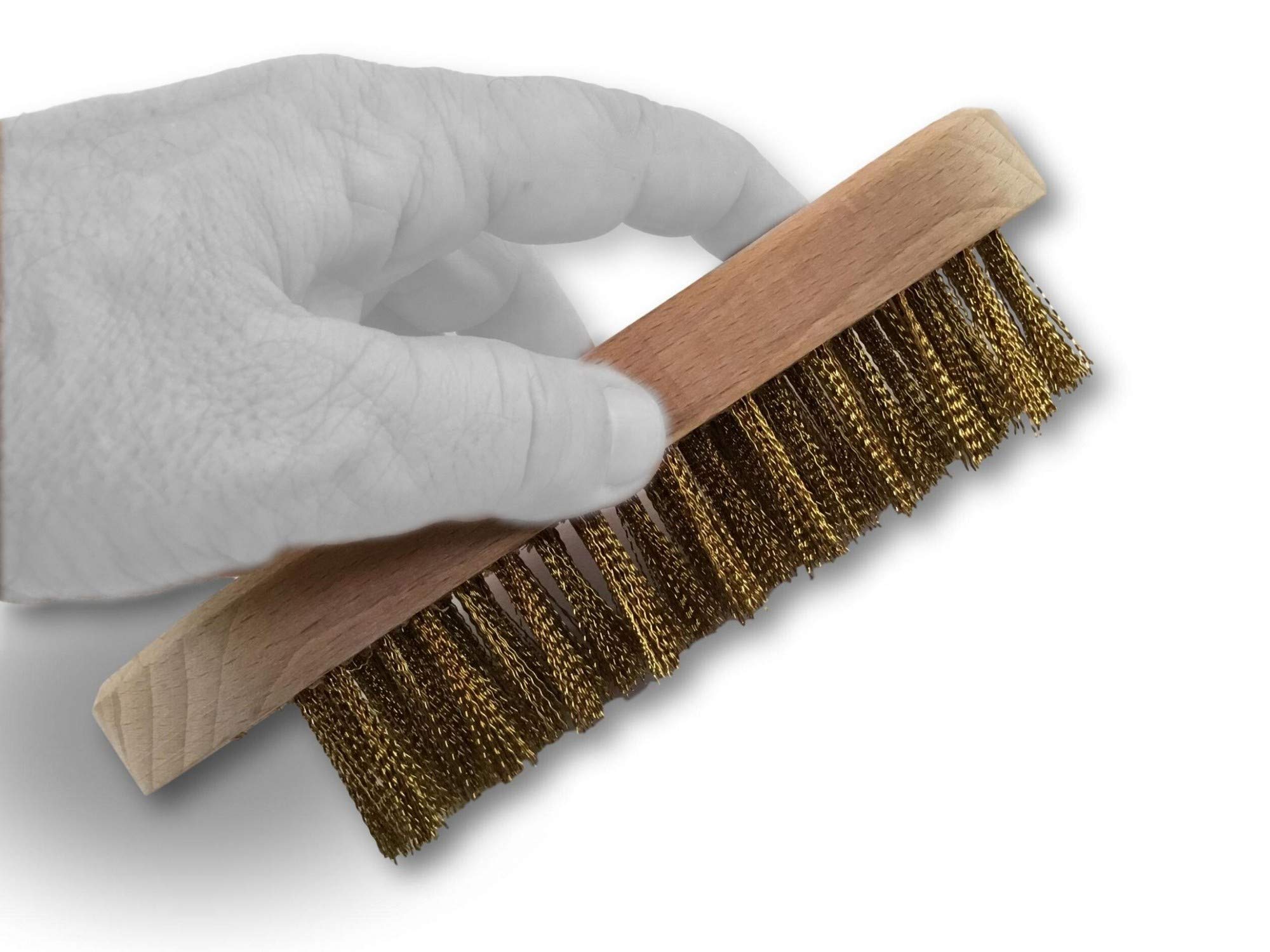 kibros-31l5-brosse-m-tallique-violon-laiton-manche-bois image 5