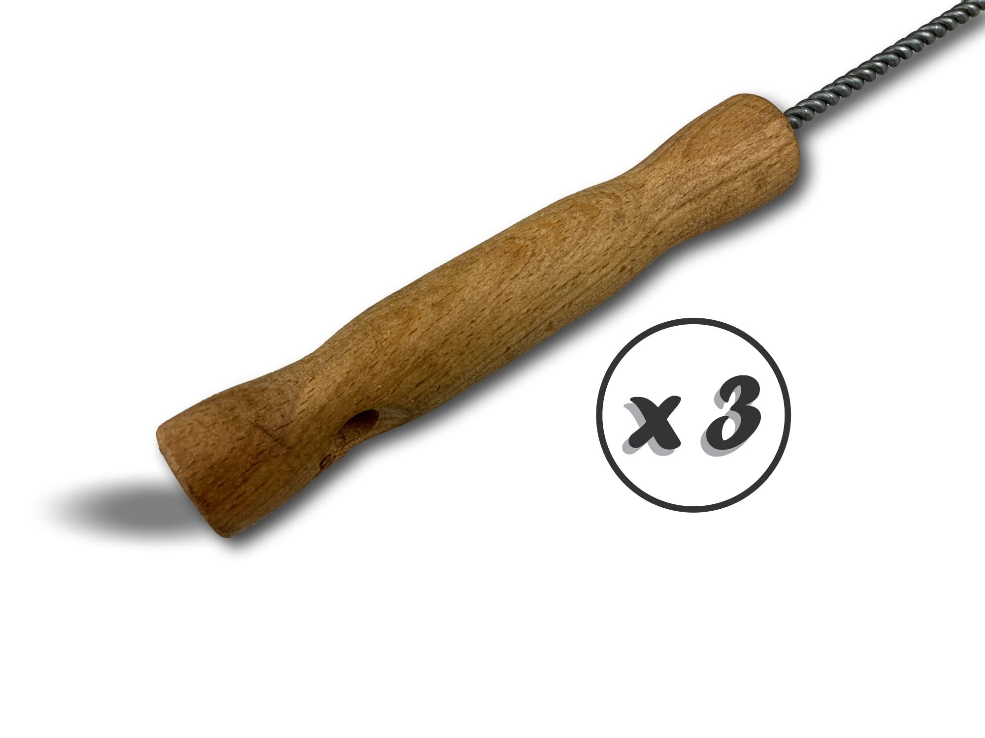 kibros-goupillons-chauffage-manche-bois-40-mm-lot-de-3-acier image 4