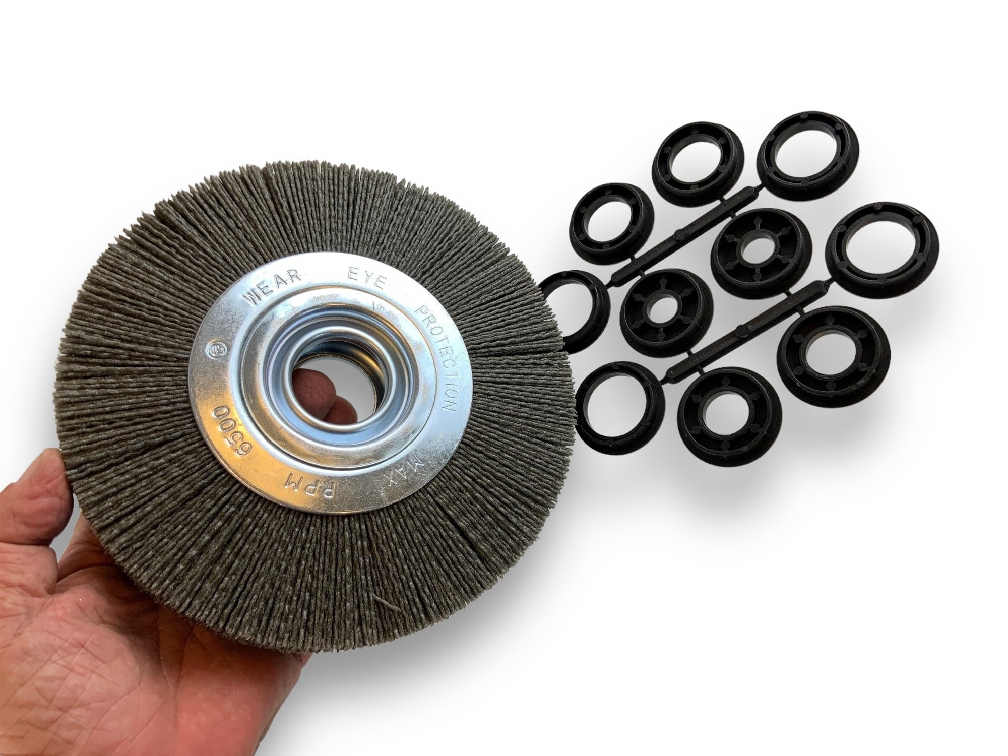 kibros-brosse-circulaire-touret-nylon-grain-80-175-mm-3-rangs-x1 image 3