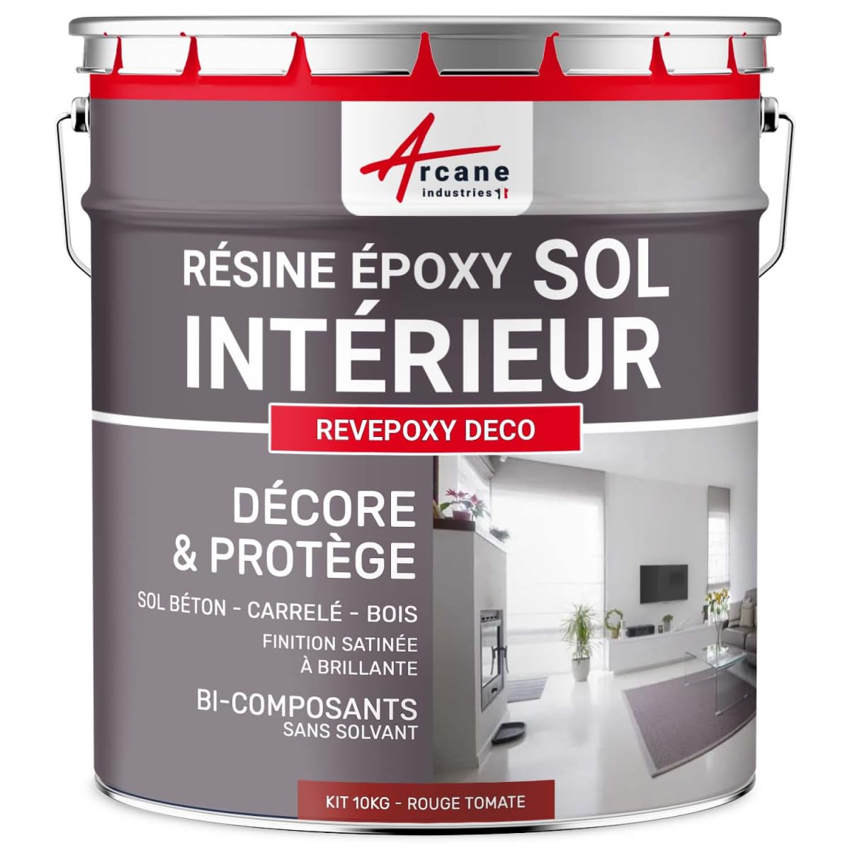 arcane-arcapoxy-peinture-poxy-sol-1-kg-beige-gris-ral-1019 image 5