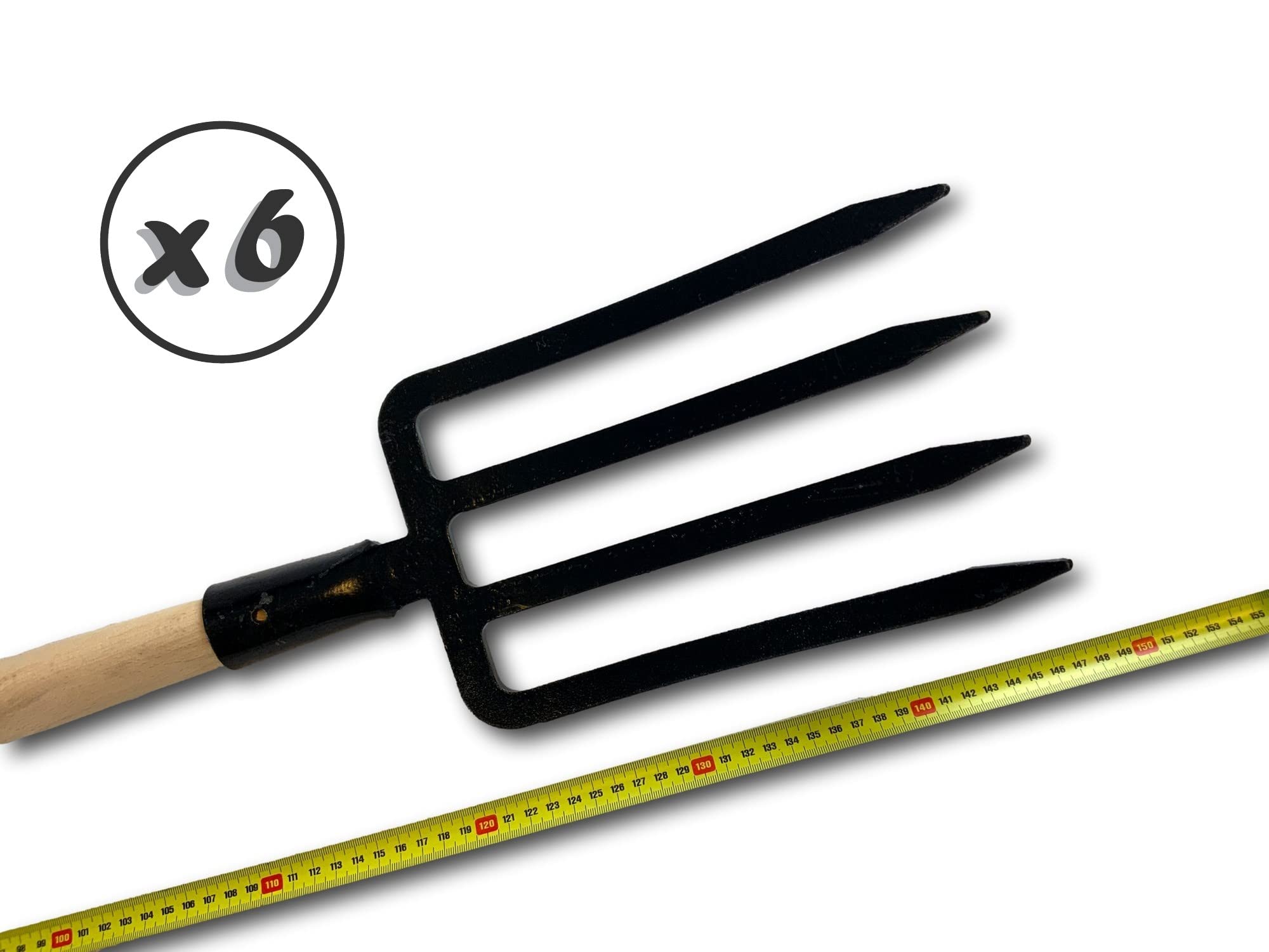 kibros-lot-6-fourches-b-che-4-dents-manche-120-cm image 6