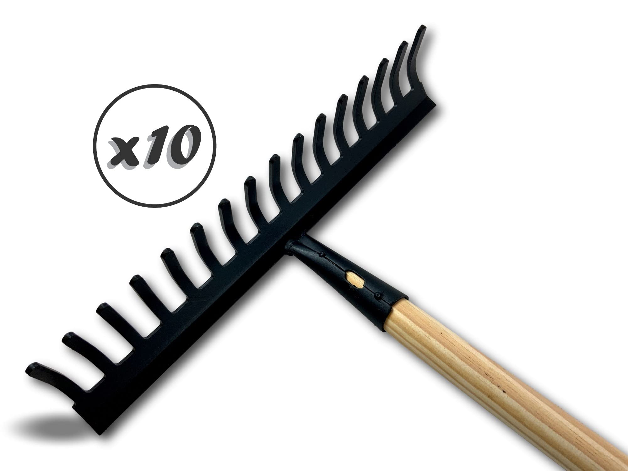 kibros-lot-10-r-teaux-16-dents-40-cm-manche-150-cm image 5