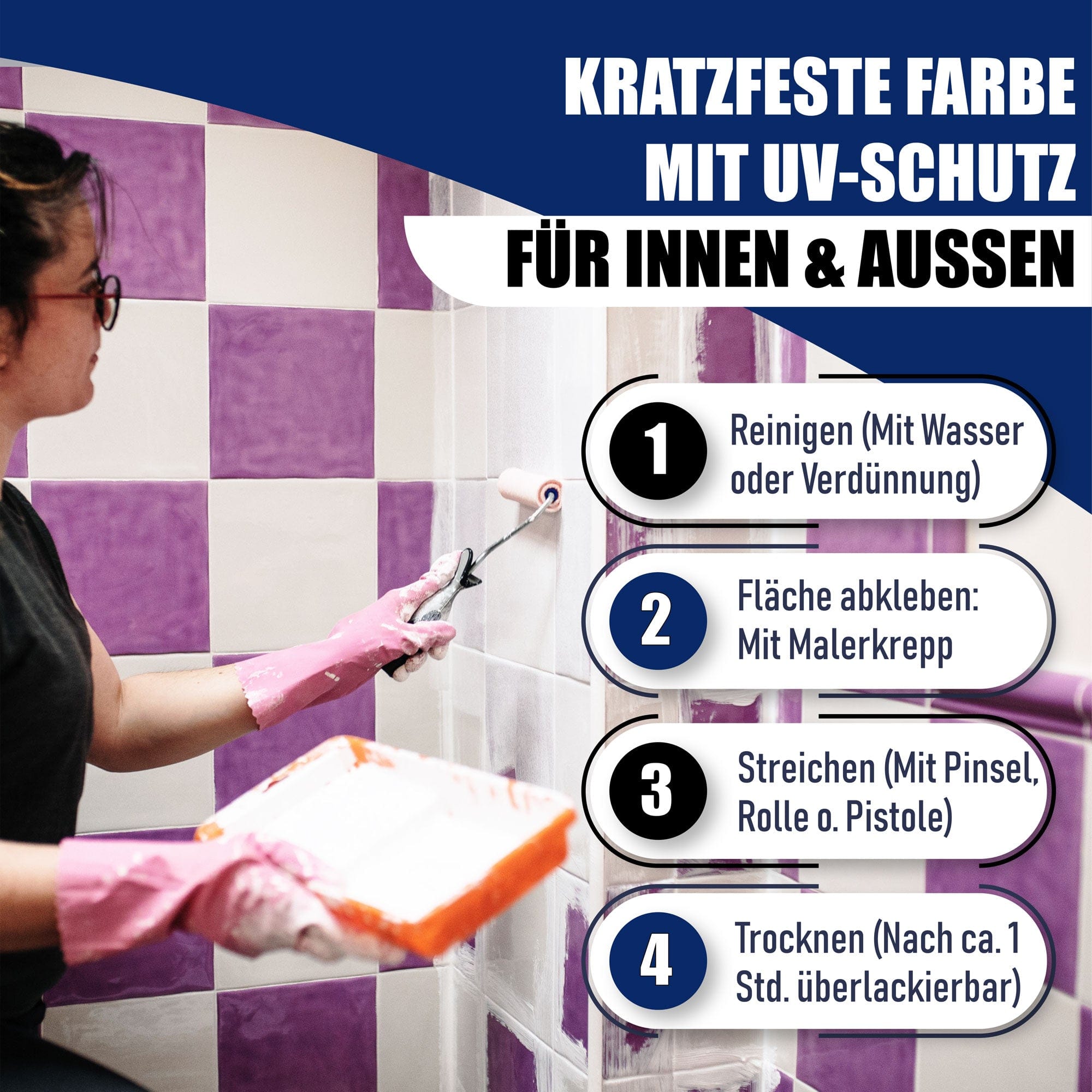 hamburger-lack-profi-fliesenlack-x500-peinture-carrelage-1-l-ral-7015 image 3