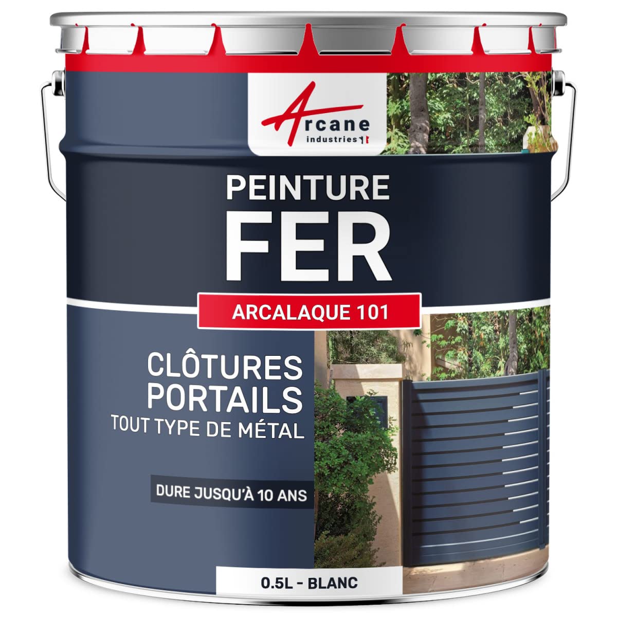 arcane-arcalaque-peinture-m-tal-antirouille-2-5-l-noir-mat image 8
