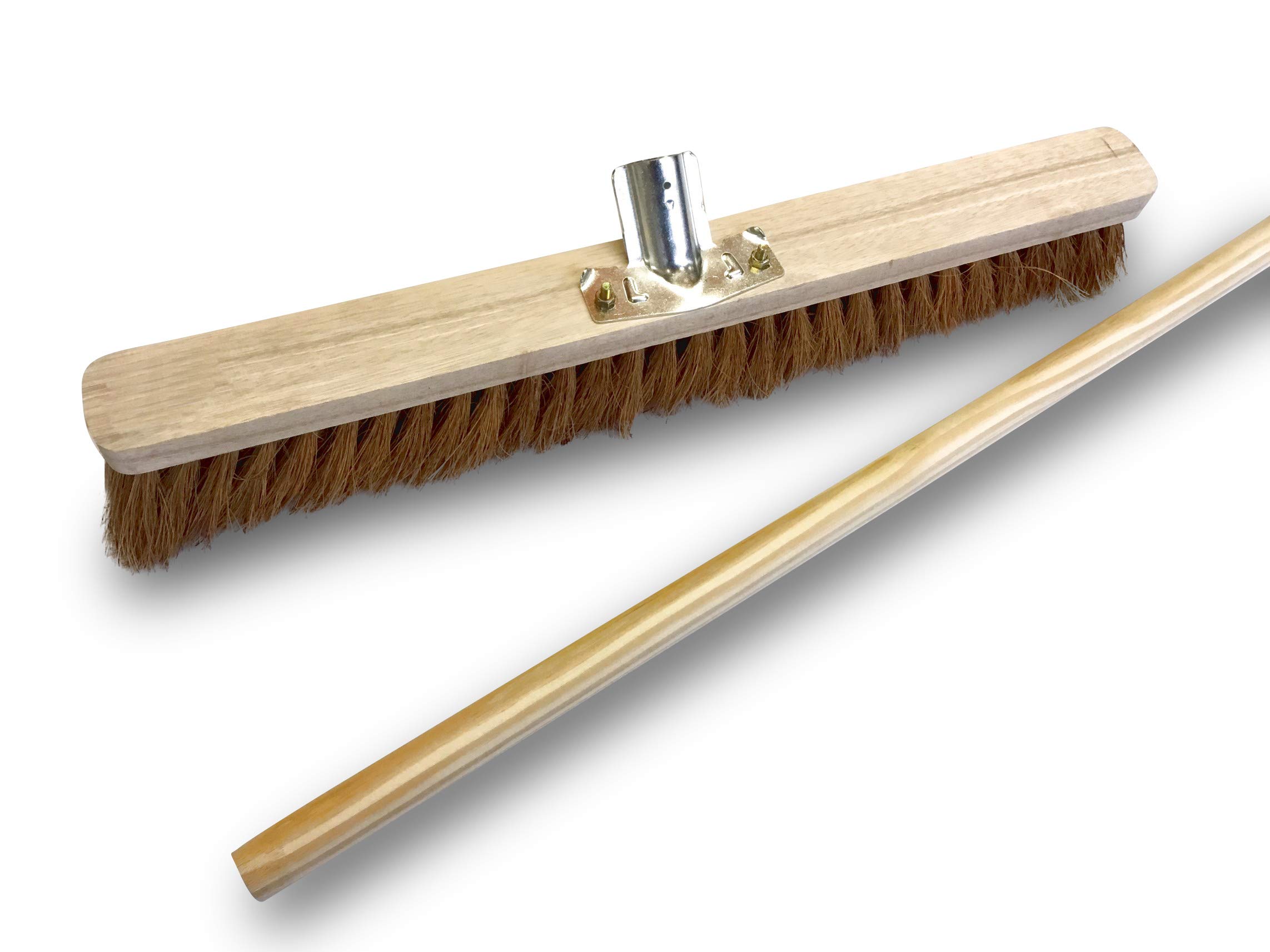 kibros-balai-cantonnier-coco-naturel-60-cm-avec-manche image 1