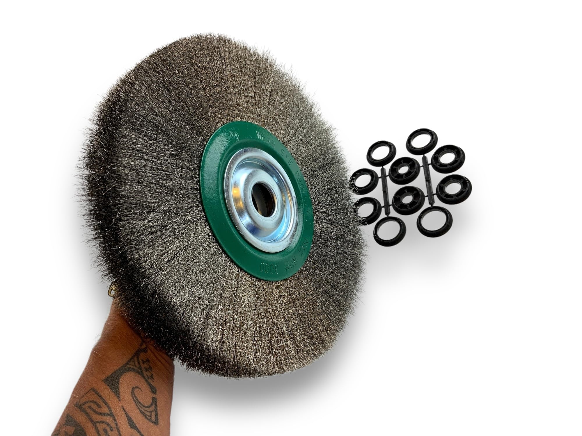 kibros-brosse-circulaire-touret-inox-souple-300-mm-2-rangs image 3