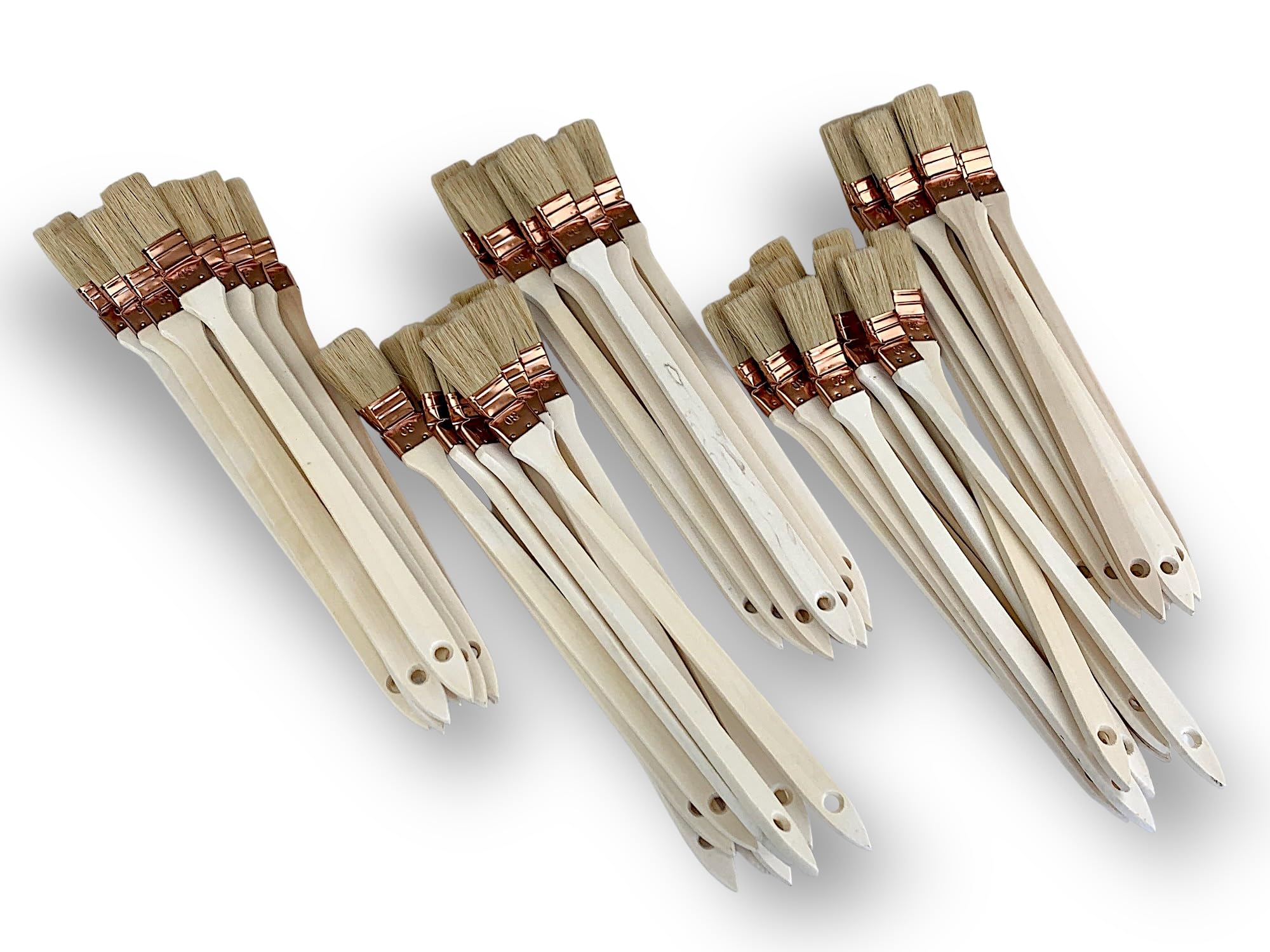kibros-travaux-peinture-lot-50-pinceaux-radiateur-coud-s-30-mm-soie-blanche image 3