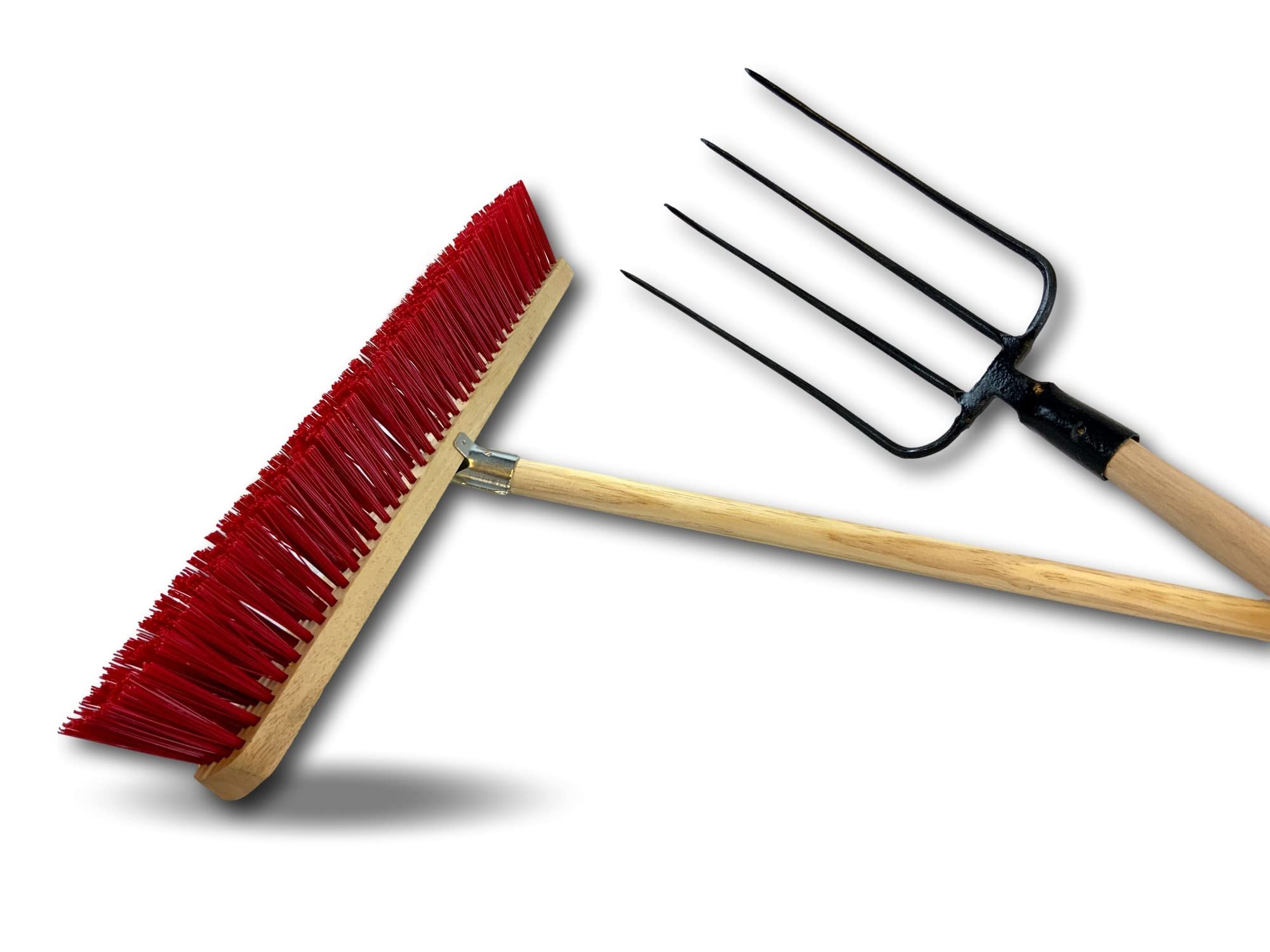 kibros-ensemble-balai-cantonnier-pvc-60-cm-fourche-4-dents image 2