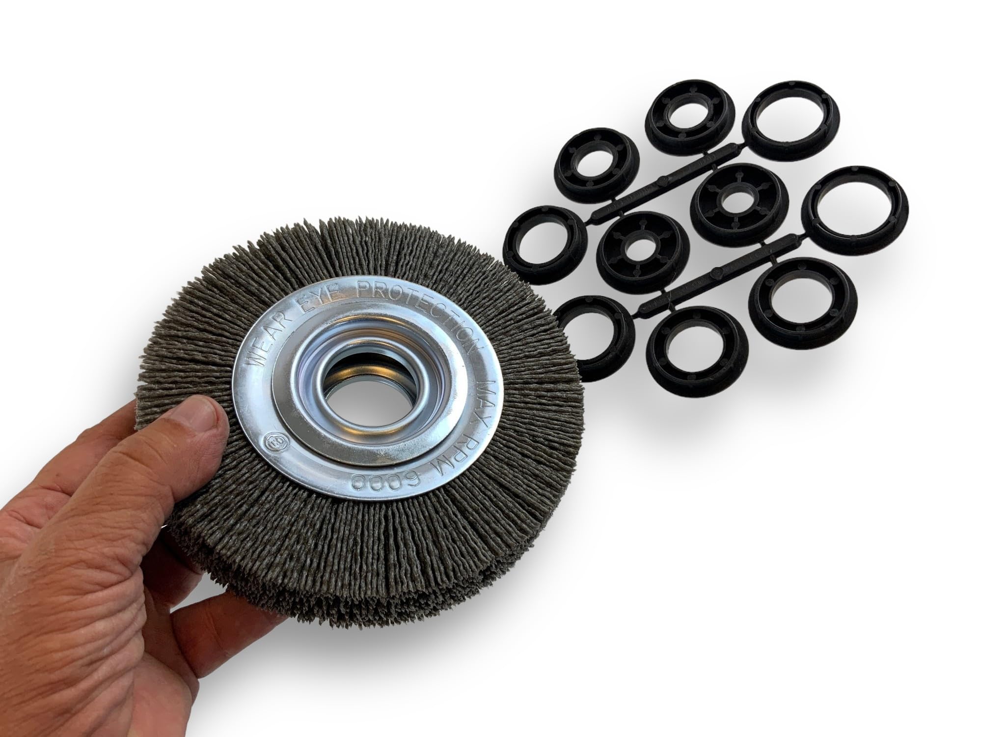 kibros-brosse-circulaire-touret-nylon-grain-80-150-mm-3-rangs image 3