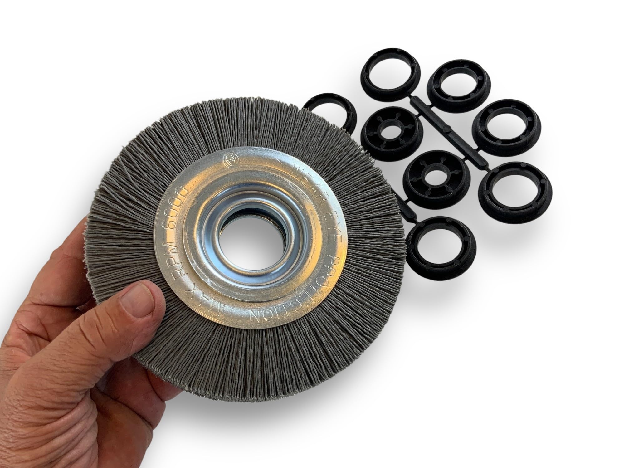 kibros-brosse-circulaire-touret-nylon-grain-240-150-mm-2-rangs image 3