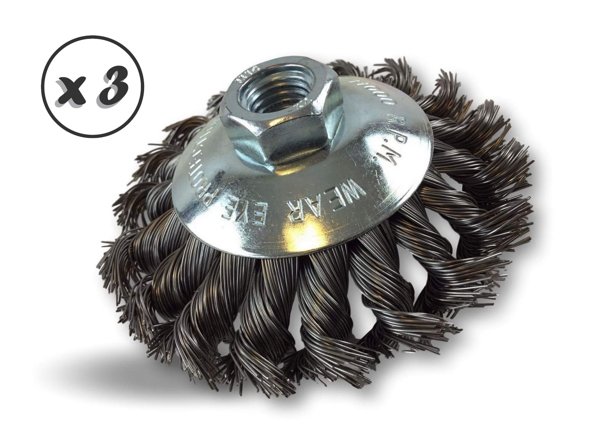 kibros-brosses-rotatives-lot-3-brosses-acier-conique-100-mm image 2