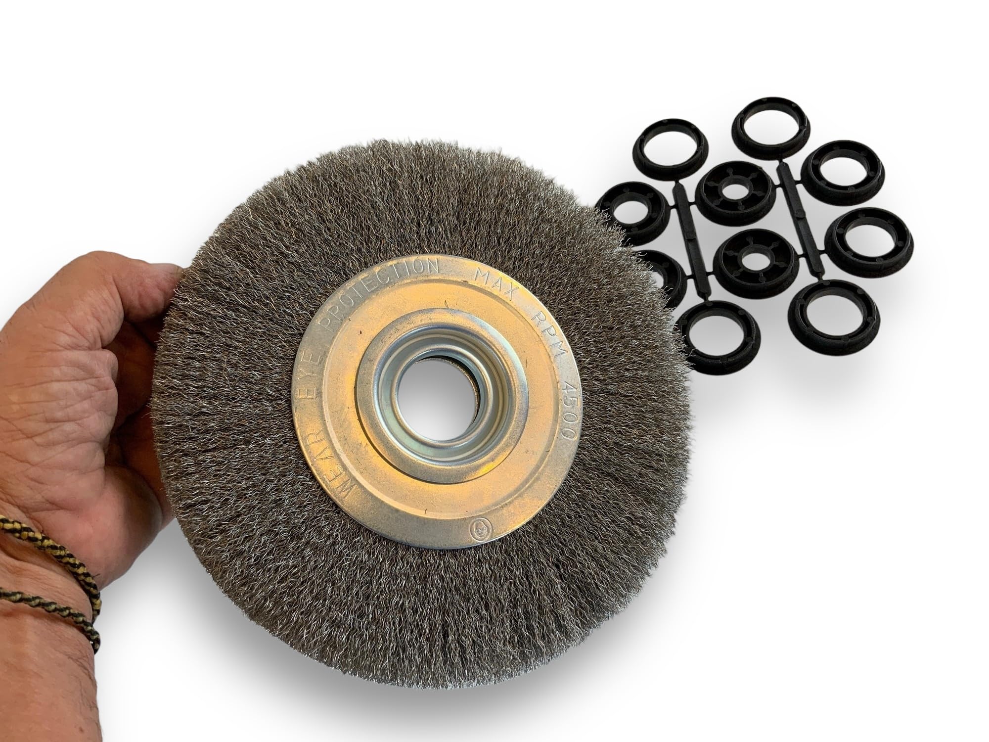 kibros-brosse-circulaire-touret-inox-200-mm-2-rangs-2 image 3
