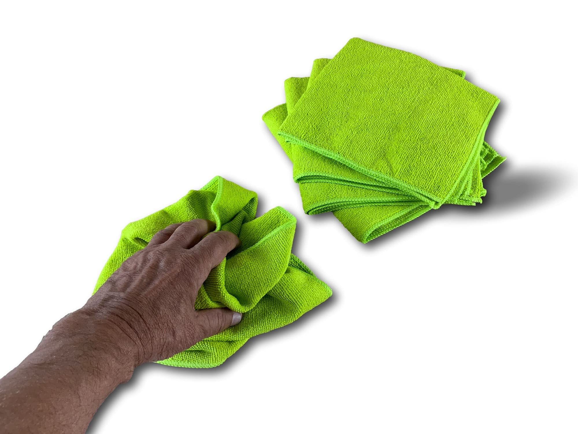 kibros-m-nage-maison-pack-5-chiffons-microfibre-40x40-cm-vert image 4