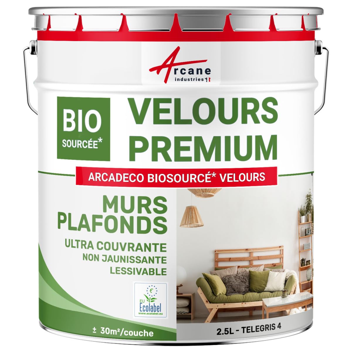 arcane-arcadeco-peinture-velours-2-5-l-blanc-perl-biosourc-e image 8