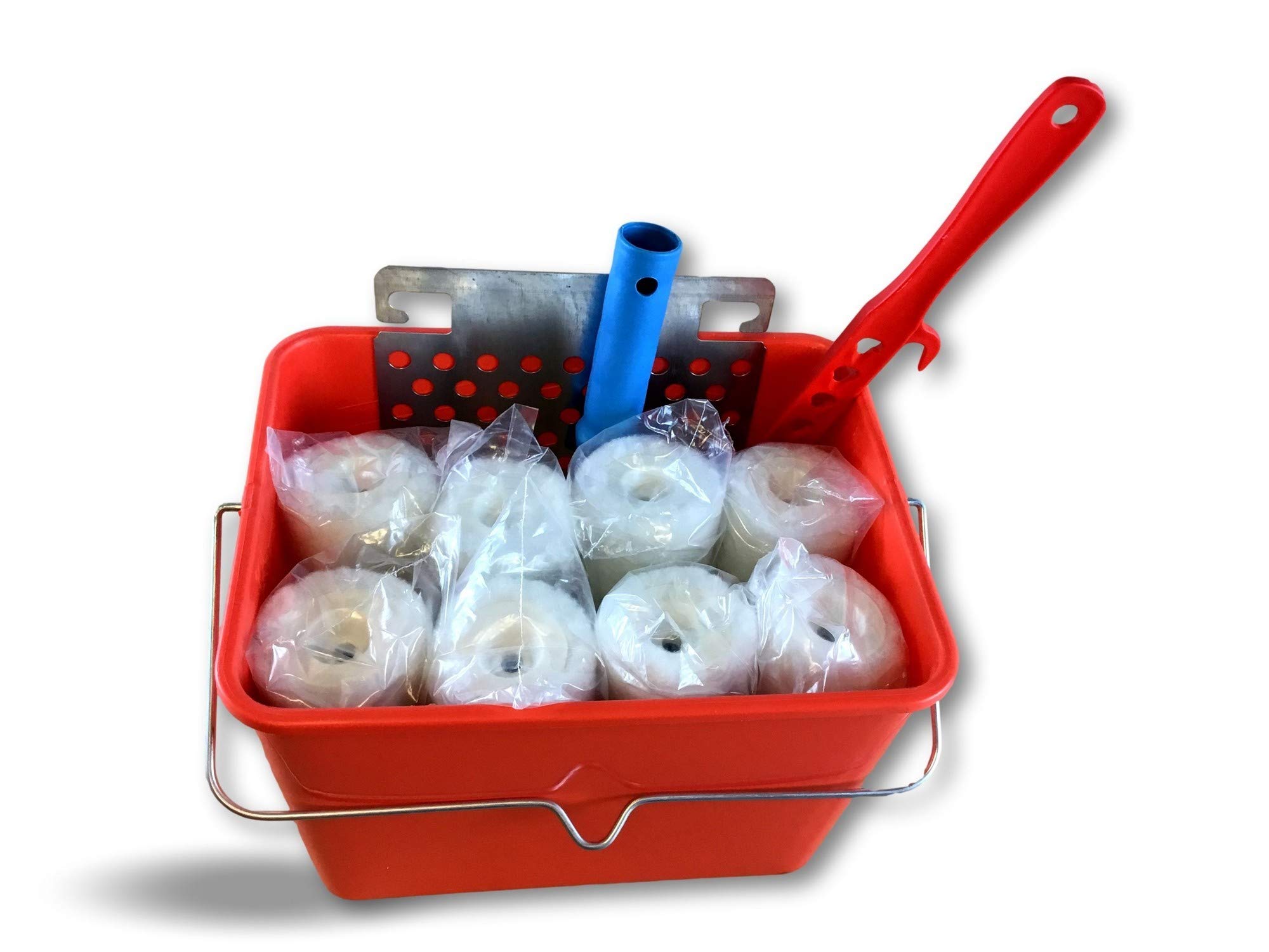 kibros-peinture-kit-9-rouleaux-polyester-poils-longs-seau-10-l image 2