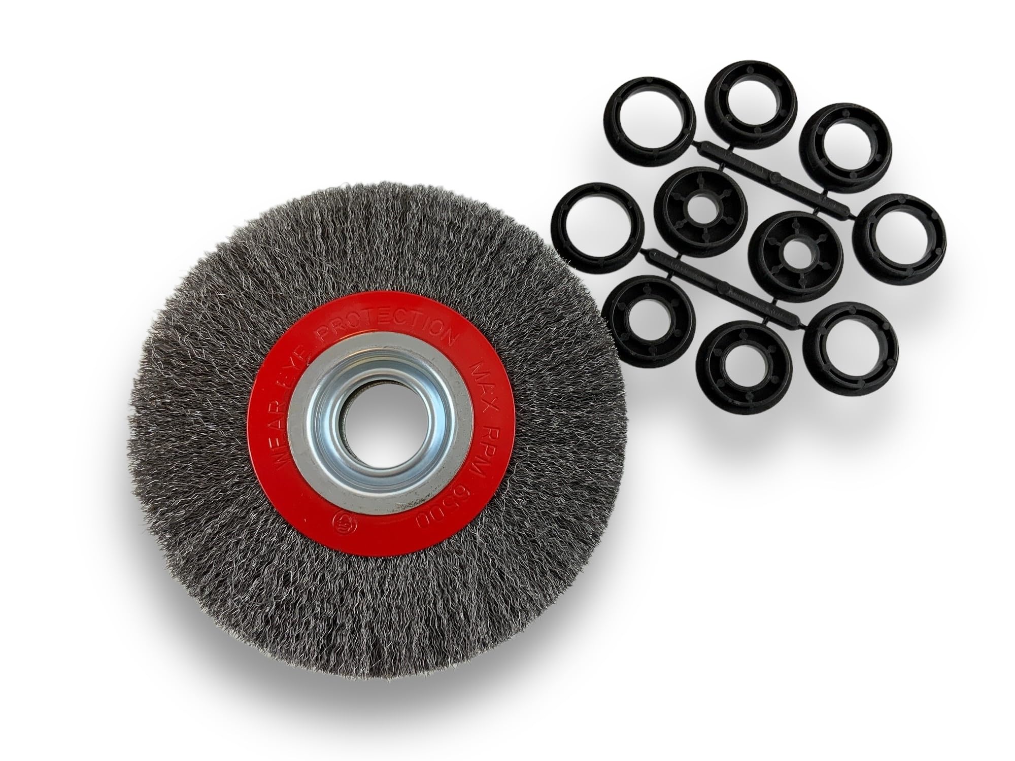kibros-brosse-circulaire-touret-acier-dur-175-mm-2-rangs image 1