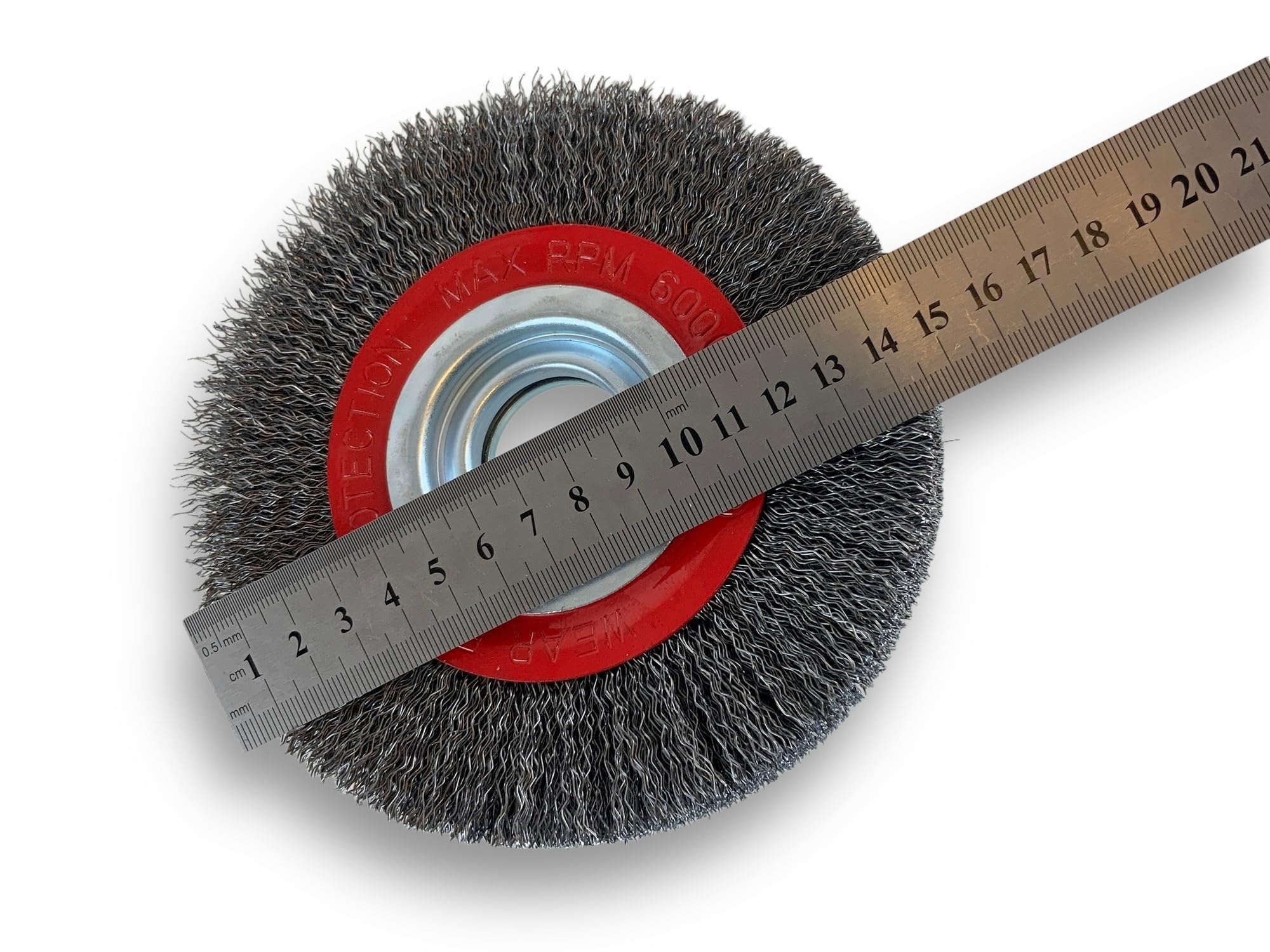 kibros-brosse-circulaire-touret-acier-150-mm-2-rangs-fil-dur image 5