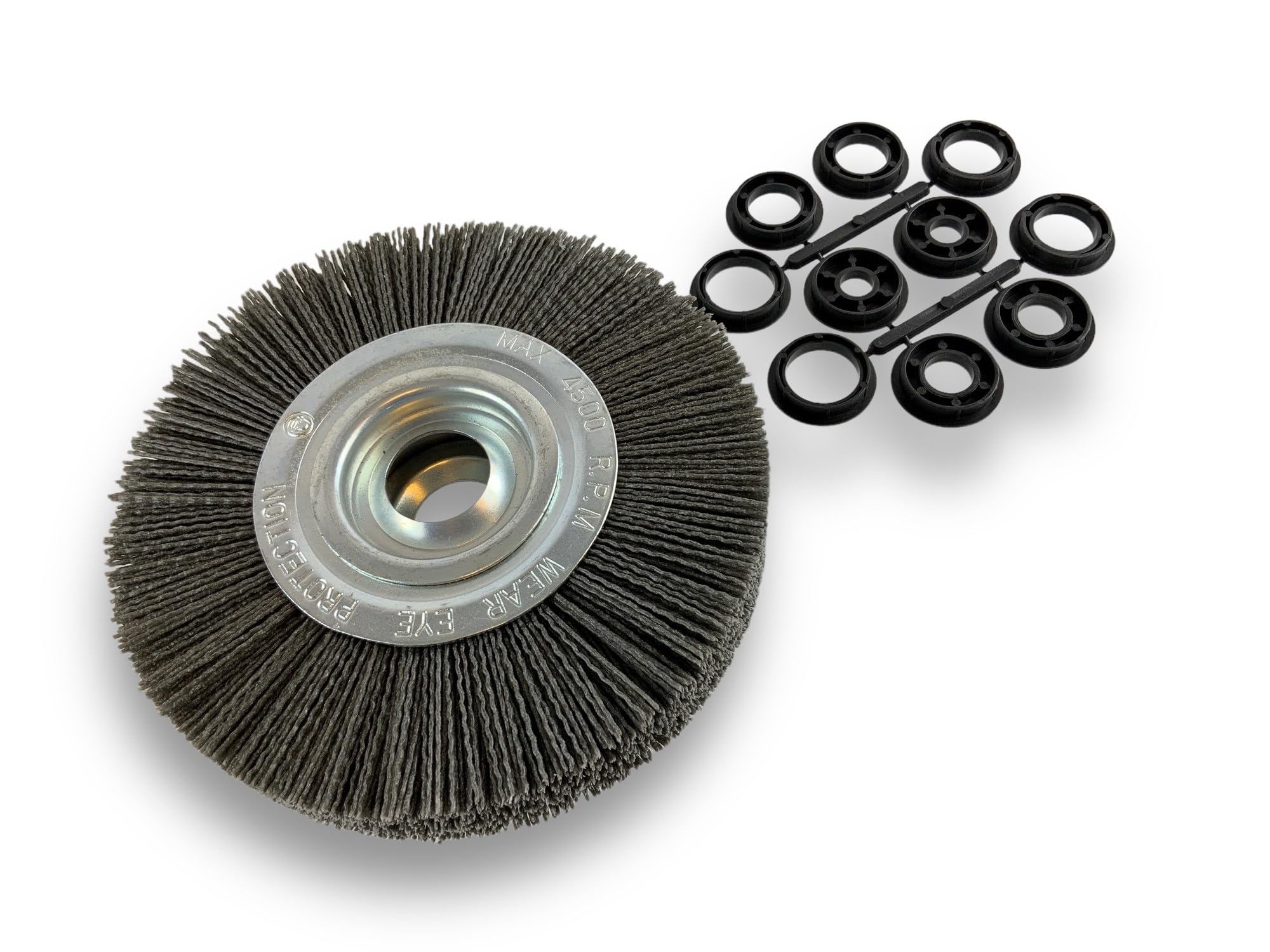 kibros-brosse-circulaire-touret-nylon-grain-80-200-mm-3-rangs-x1 image 1