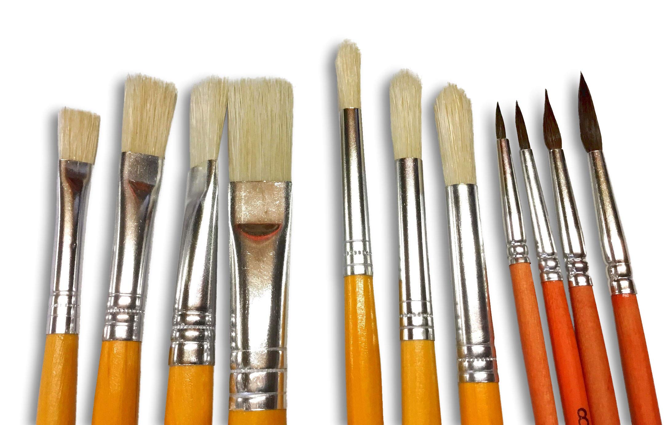 kibros-pinceaux-plats-artiste-soie-n-2-4-6-lot-de-3-manche-long image 7