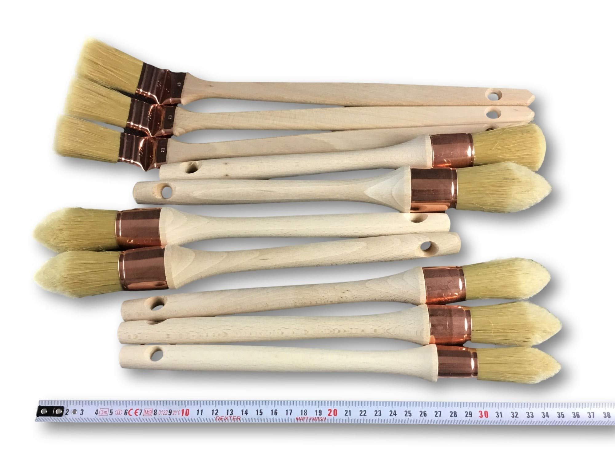 kibros-travaux-de-peinture-pack-10-pinceaux-rechampir-plats-france image 5