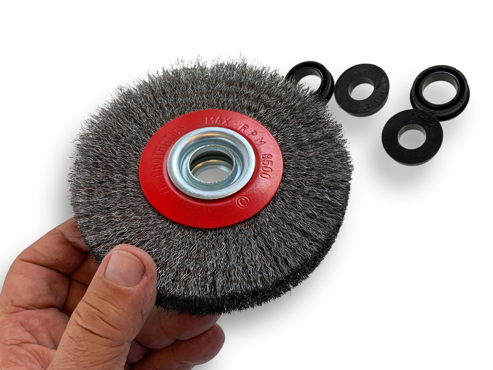 kibros-brosse-circulaire-touret-acier-souple-125-mm-2-rangs image 3