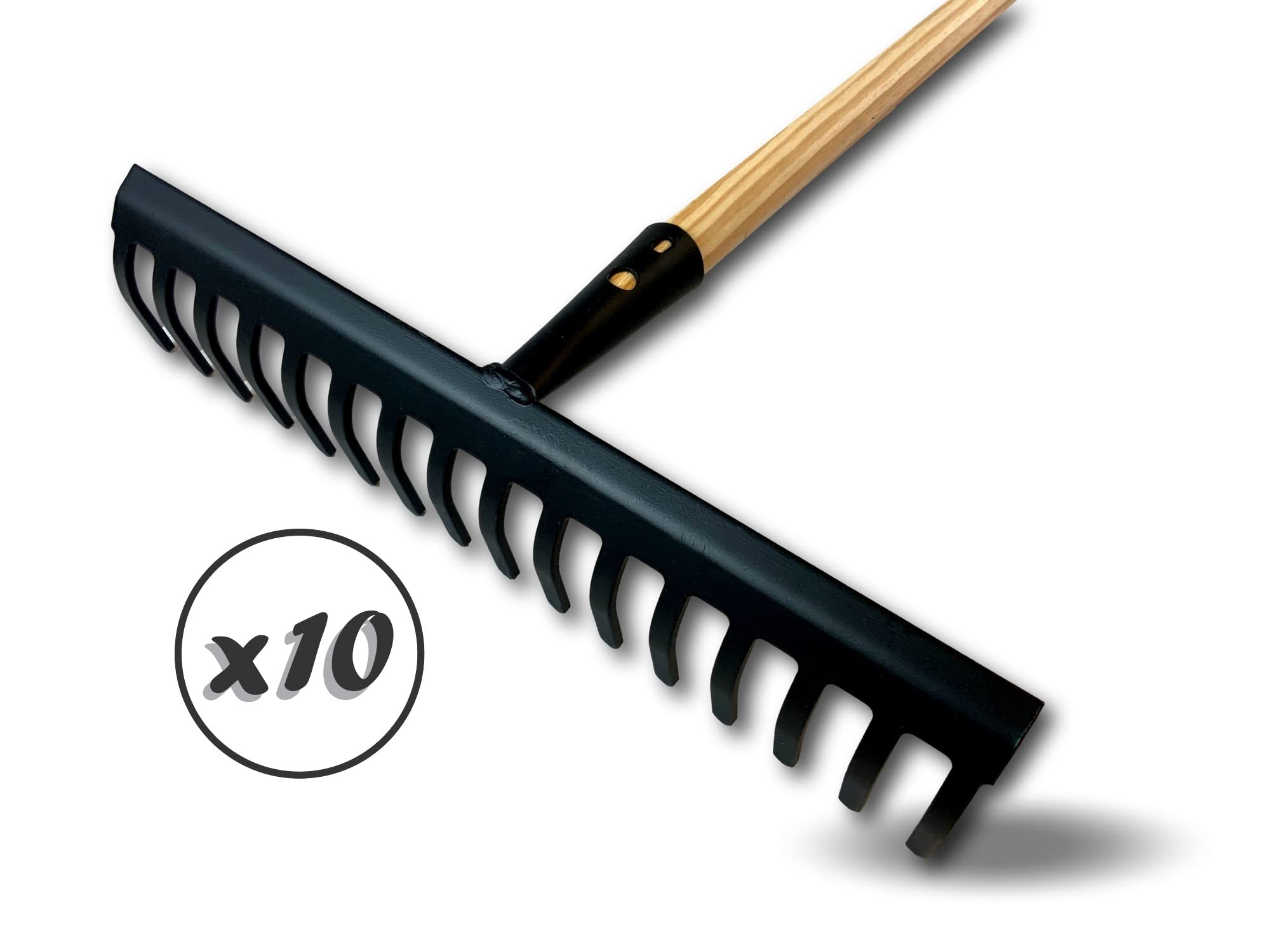 kibros-lot-10-r-teaux-16-dents-40-cm-manche-150-cm image 3