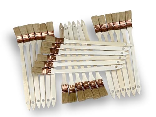 kibros-lot-24-pinceaux-radiateur-pinceau-plat-soie-30-mm-coud image 8