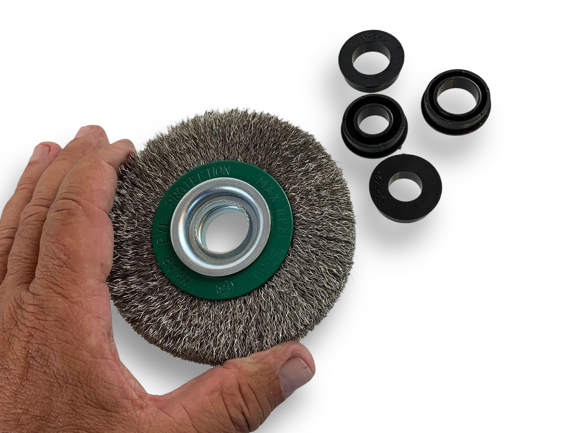 kibros-brosse-circulaire-touret-inox-souple-125-mm-2-rangs image 4