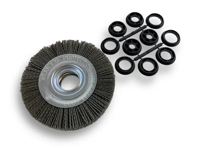 kibros-brosse-circulaire-touret-nylon-grain-80-150-mm-3-rangs image 1