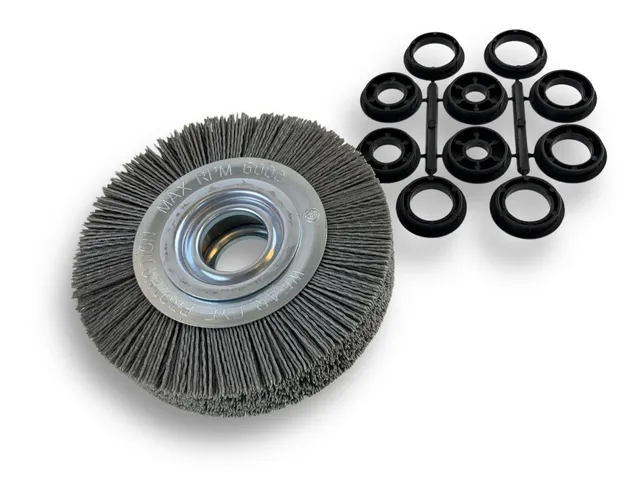 kibros-brosse-circulaire-touret-nylon-grain-120-150-mm-3-rangs image 1
