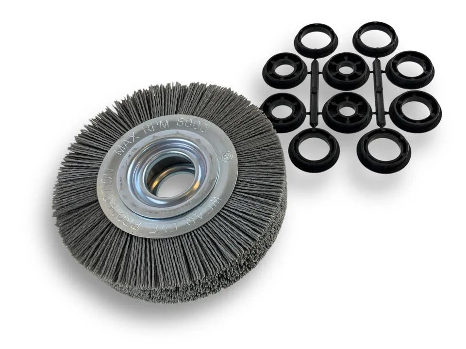 kibros-brosse-circulaire-touret-nylon-grain-120-150-mm-3-rangs image 1