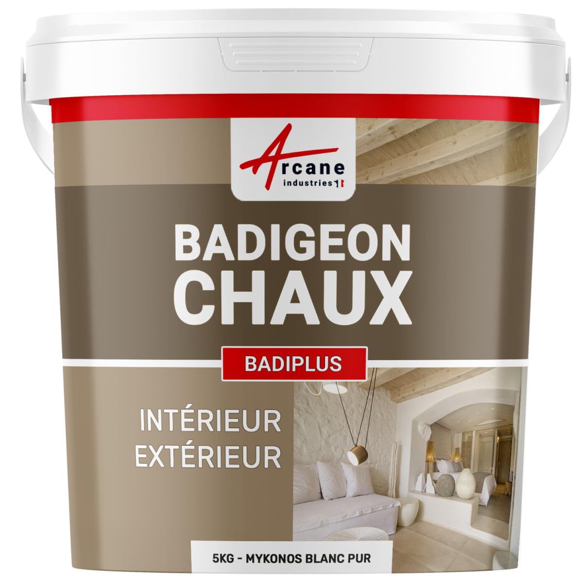 arcane-badigeon-chaux-5-kg-mykonos-blanc-pur-mat-int-rieur image 1