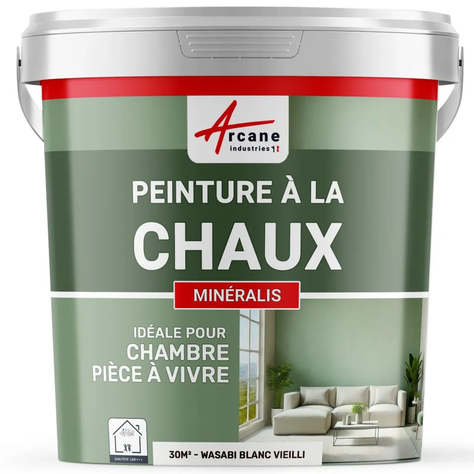arcane-nuances-min-rales-peinture-chaux-30-m-wasabi-blanc-vieilli image 1
