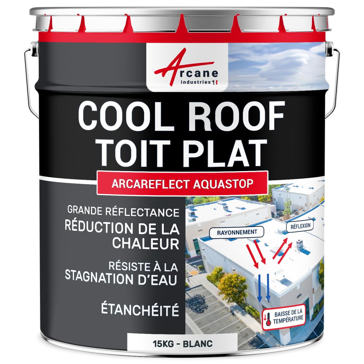 arcane-arcareflect-peinture-toiture-cool-roof-15-kg-blanc image 1