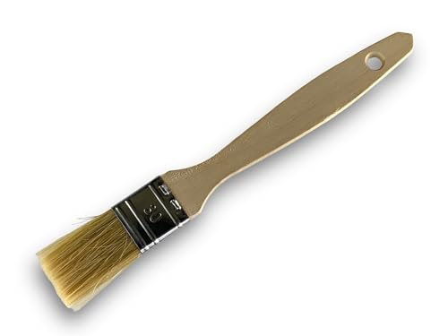 kibros-travaux-peinture-lot-12-pinceaux-queue-de-morue-30-mm-soie-blanche image 7