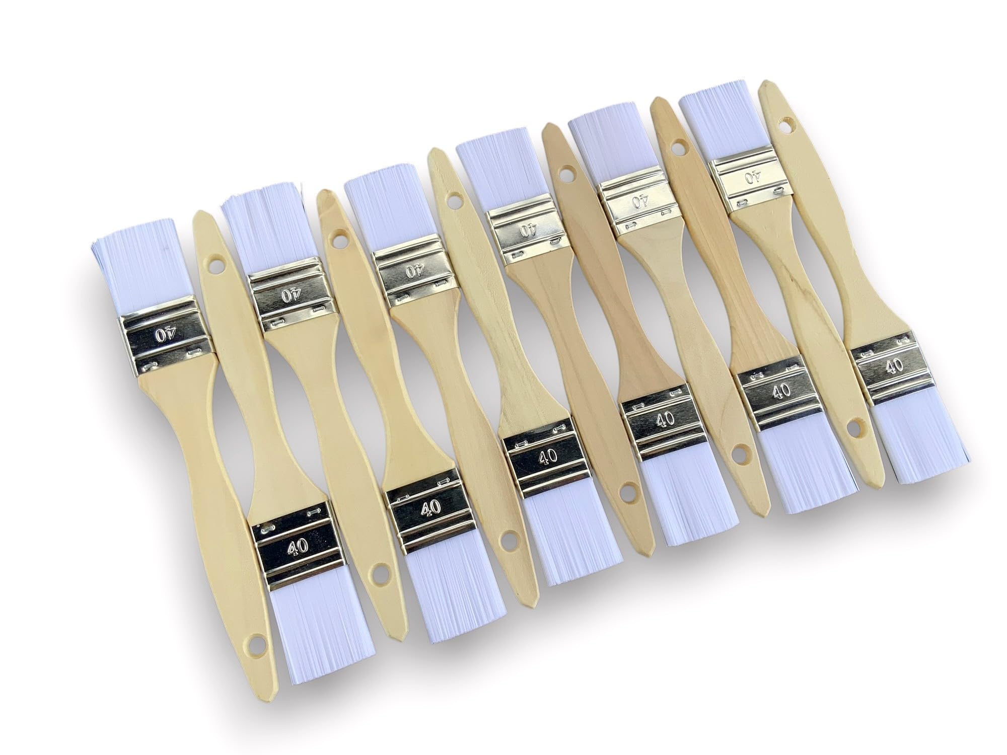 kibros-travaux-de-peinture-lot-12-pinceaux-queue-de-morue-nylon-40mm image 3