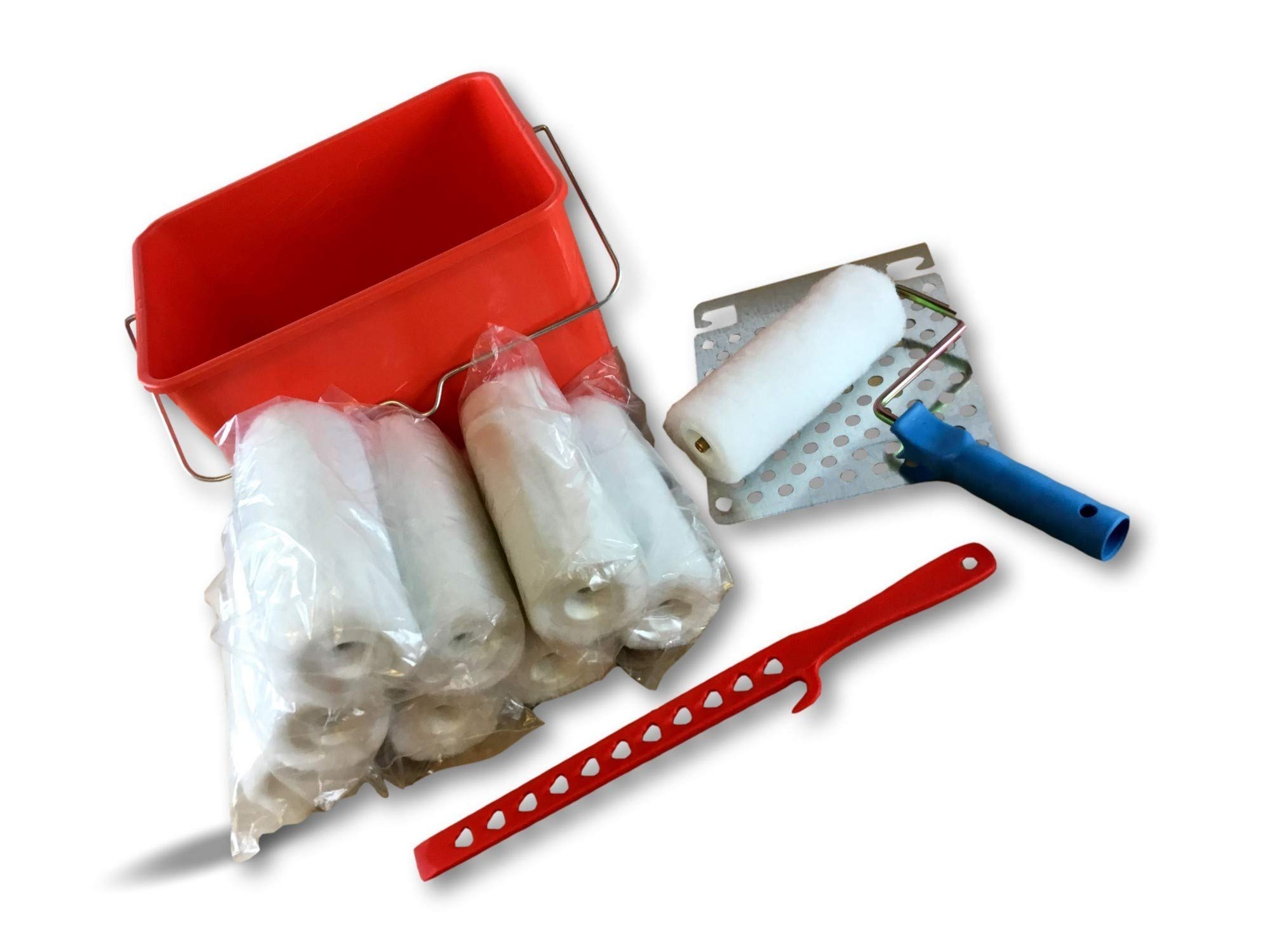 kibros-peinture-kit-9-rouleaux-polyester-poils-longs-seau-10-l image 4