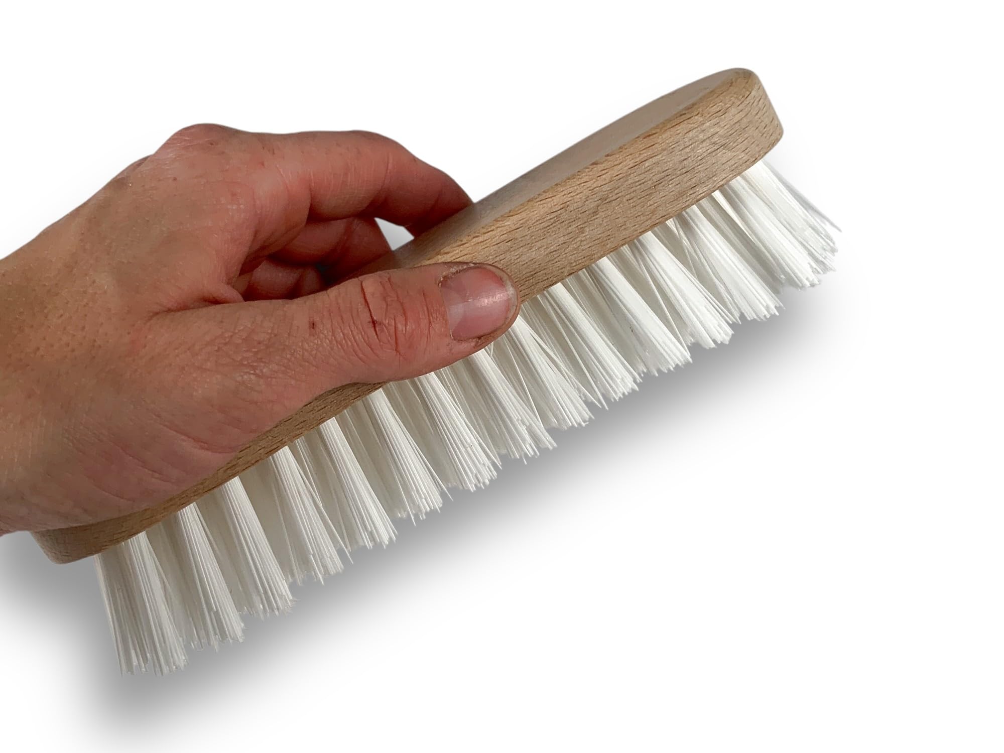 kibros-karop-s-brosse-violon-nylon-blanc-brosse-manche-verni-x1 image 4