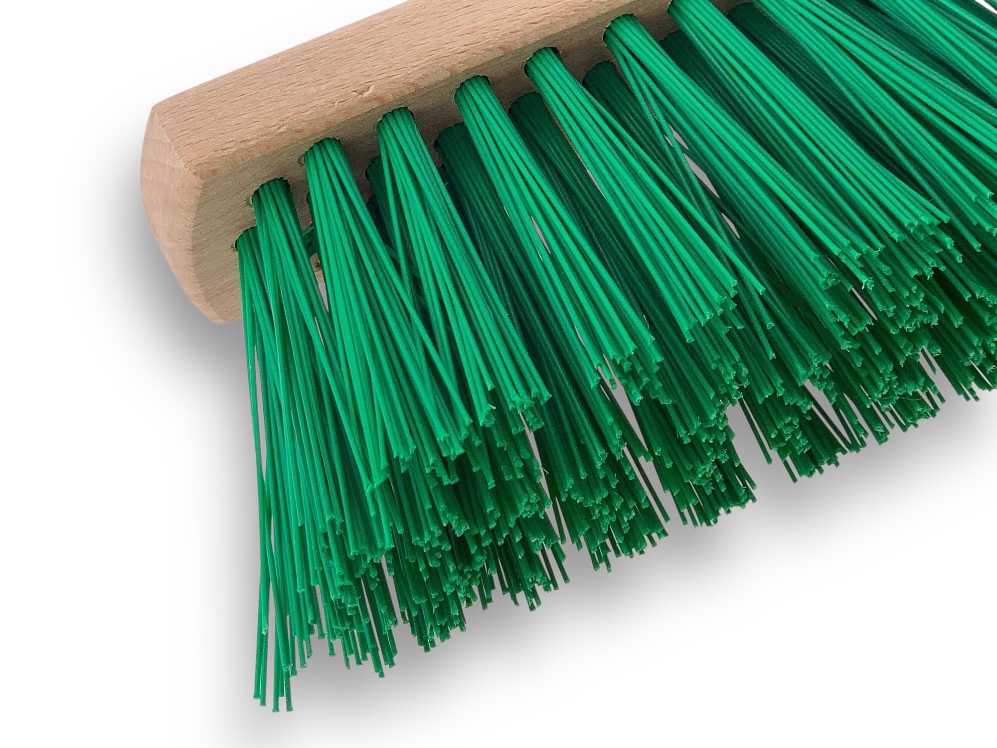 kibros-balais-lot-10-balayettes-jardin-pvc-vert-manche-bois-29cm image 4