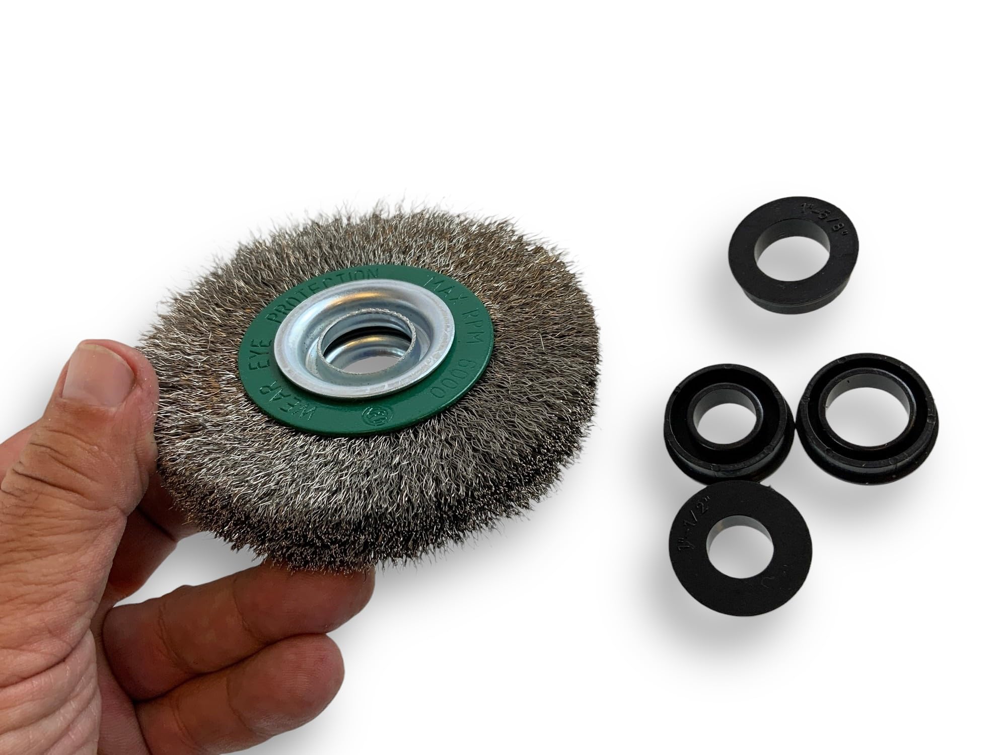 kibros-brosse-circulaire-touret-inox-souple-125-mm-2-rangs image 3