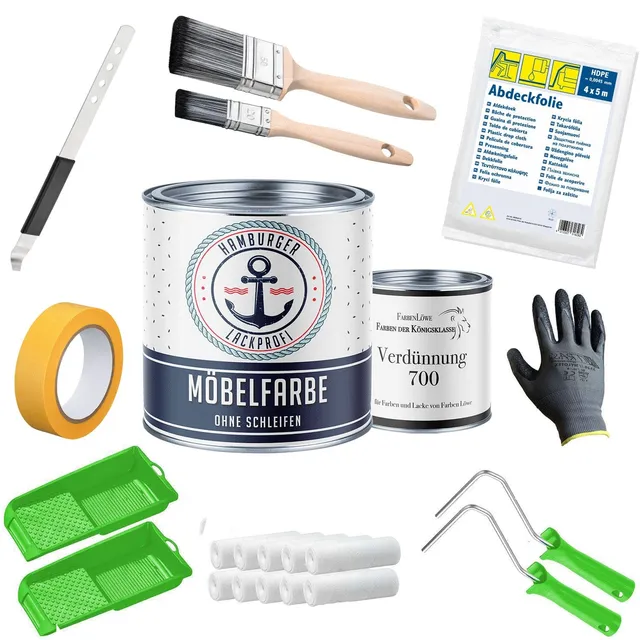 hamburger-lack-profi-m-belfarbe-peinture-meuble-brun-ral-8003-1l image 1