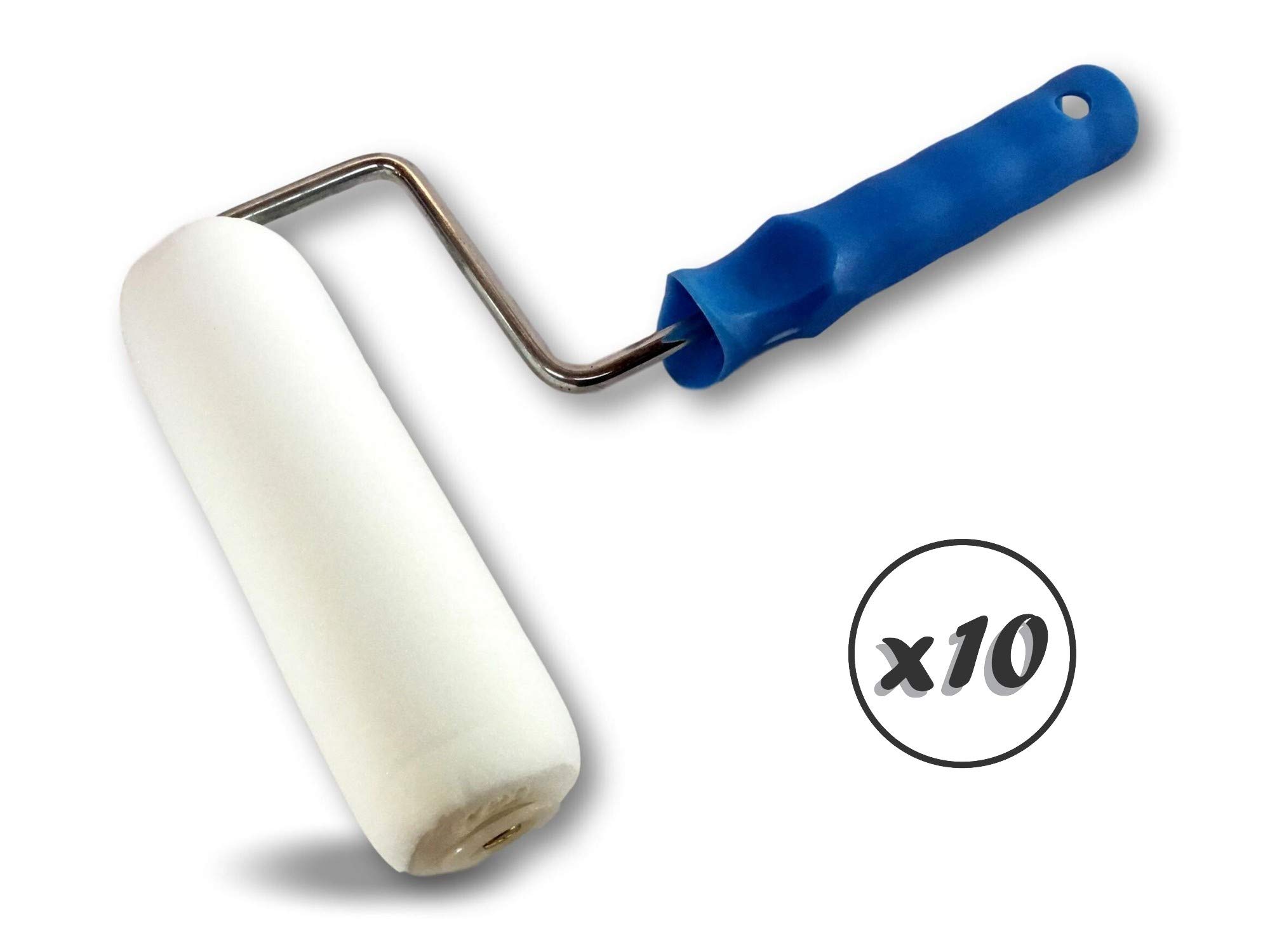 kibros-travaux-de-peinture-lot-10-rouleaux-mousse-180-mm-lisse image 2