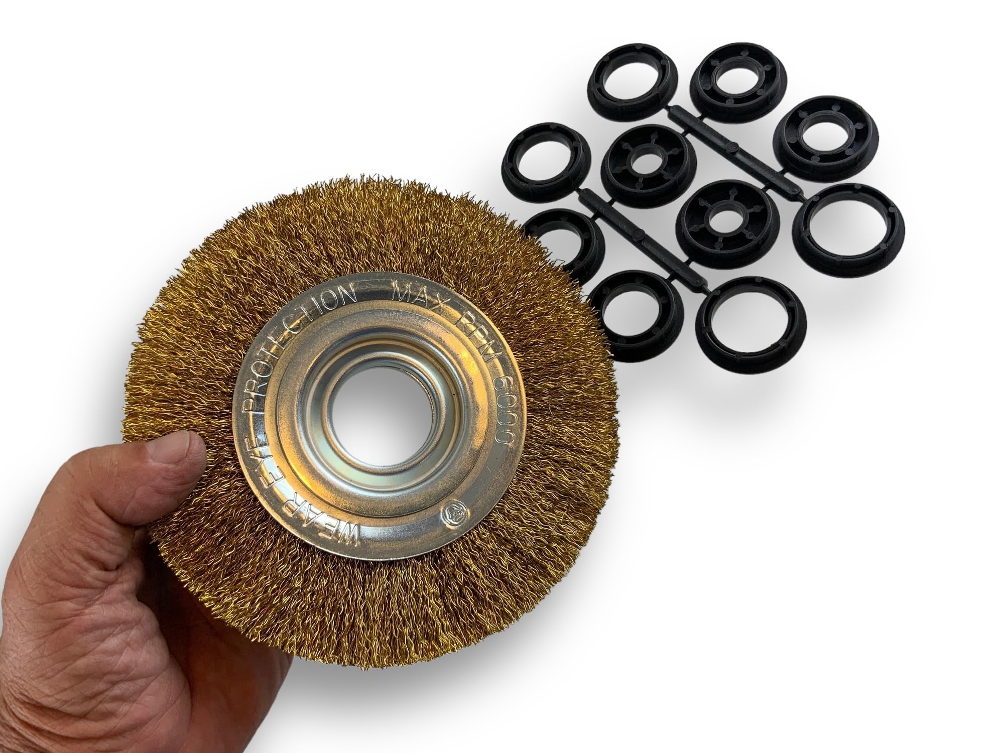 kibros-brosses-brosse-circulaire-touret-laiton-150-mm-2-rangs image 3