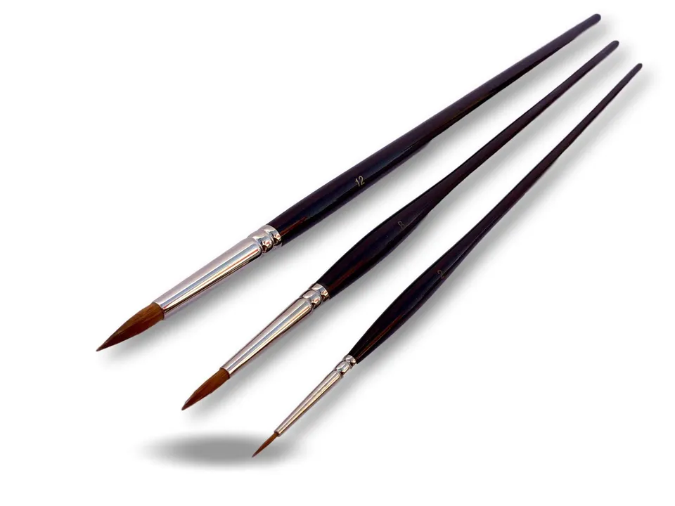 kibros-brosses-lettre-kolinsky-n-2-8-12-pinceau-lettrage-lot-3 image 1