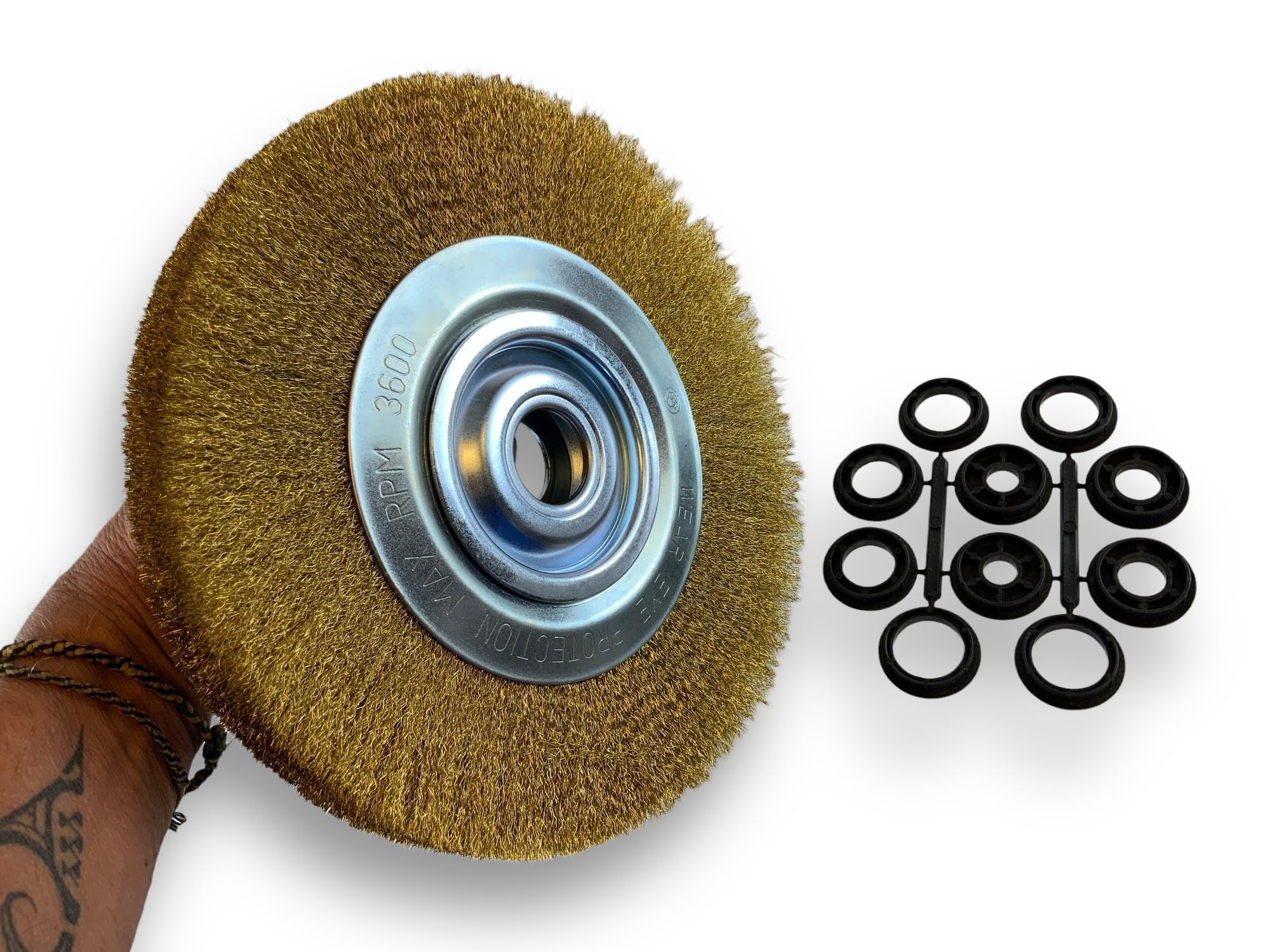 kibros-brosses-rotatives-brosse-touret-laiton-250-mm-2-rangs image 3