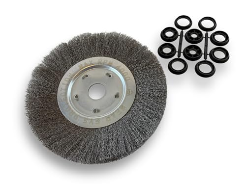 kibros-brosse-circulaire-touret-acier-200-mm-1-rang-fil-souple image 7