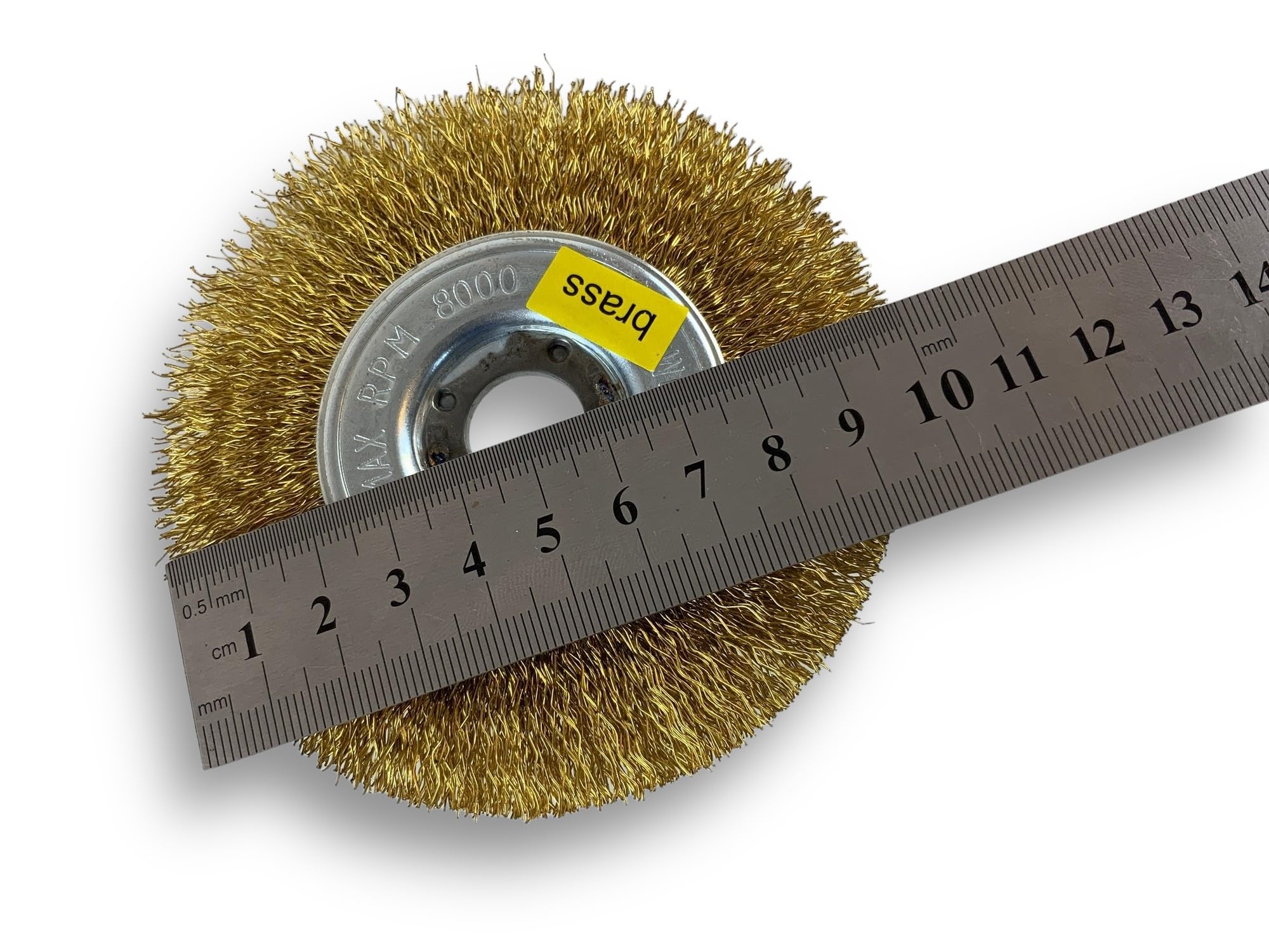 kibros-brosse-circulaire-touret-laiton-100-mm-1-rang-fil-souple image 4
