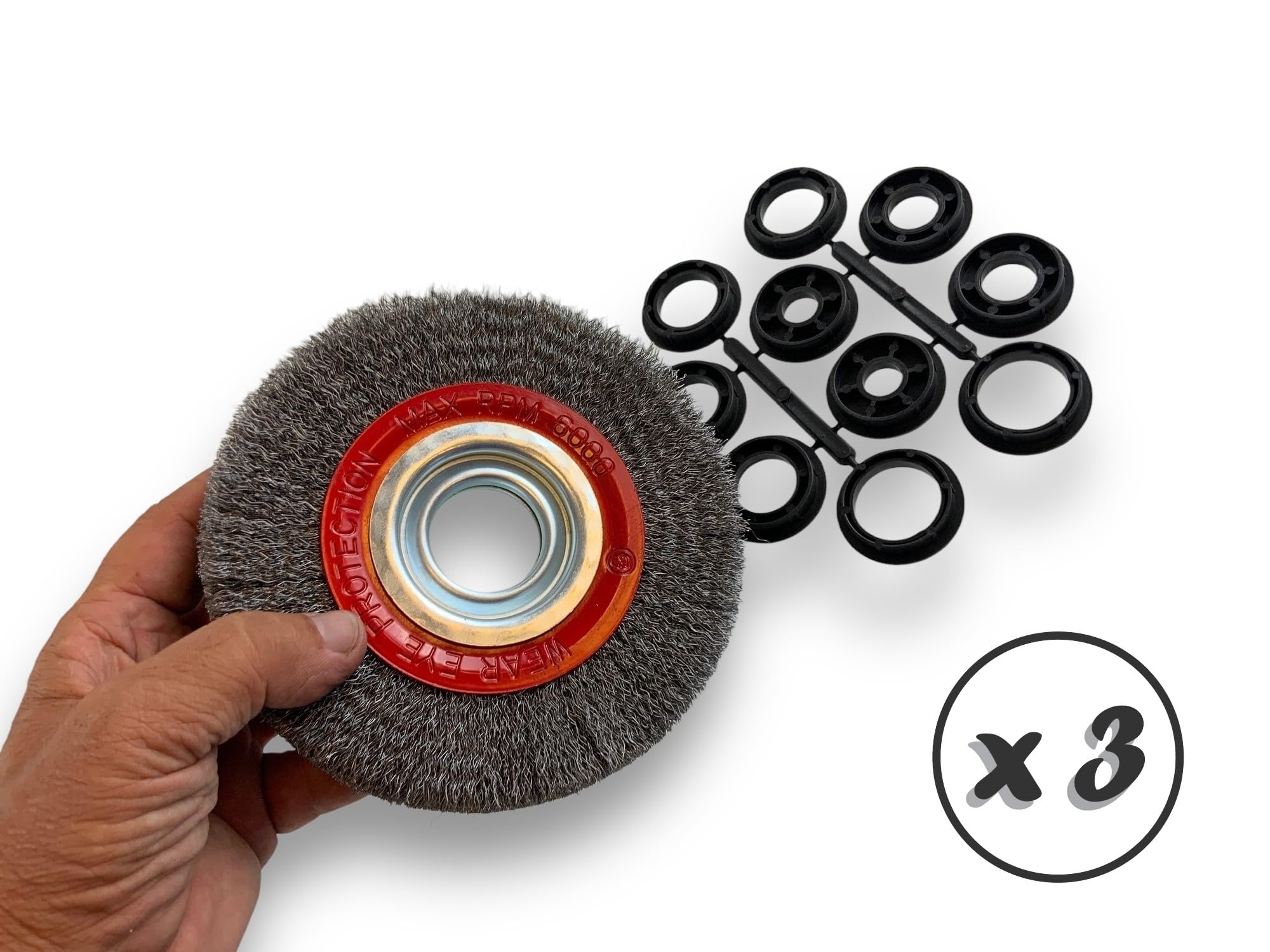 kibros-brosses-rotatives-lot-3-brosses-circulaires-150-mm-2-rangs image 4